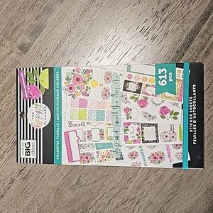 Happy Planner Colorful Florals 613 piece sticker book